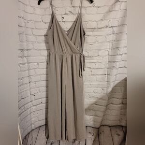 Sienna Sky Dusky Grey romper with side tie size medium